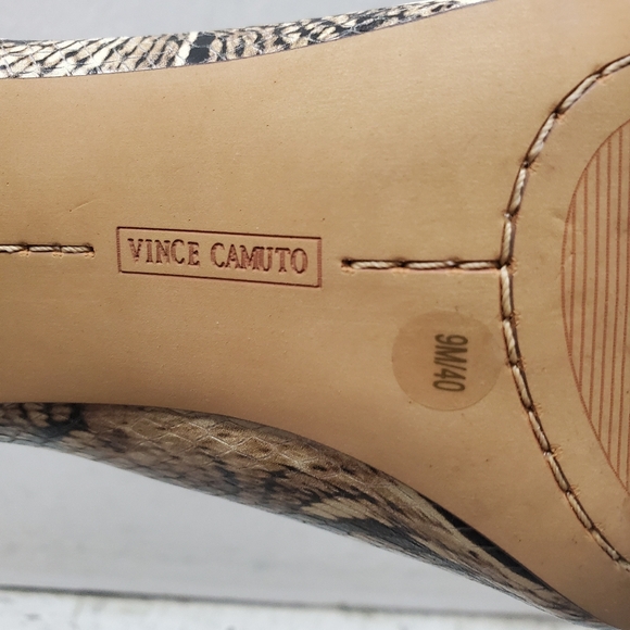 "Ambie" Snake Slouch Calf Boot NWOT Size 9 Block Heel Point Toe Leather - Picture 11 of 12